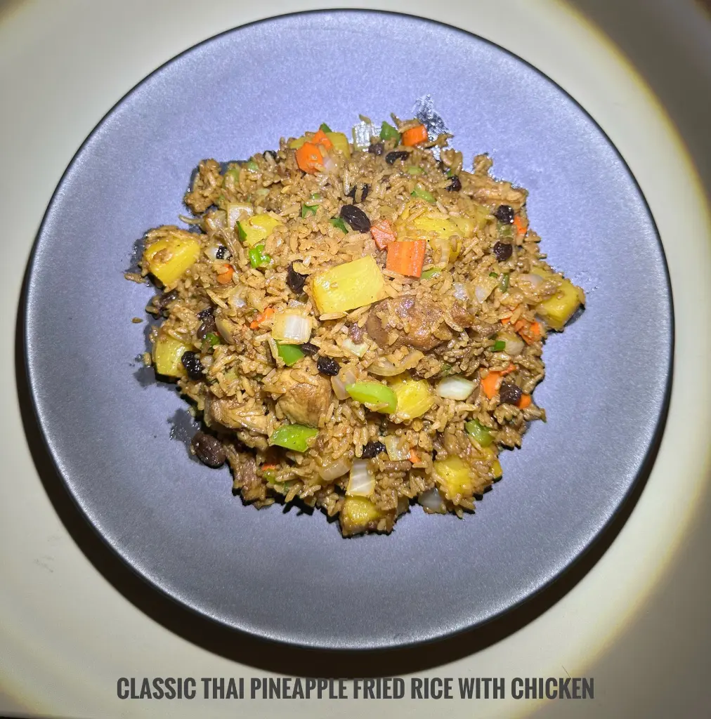 Classic Thai Pineapple Fried Rice With Chicken.webp
