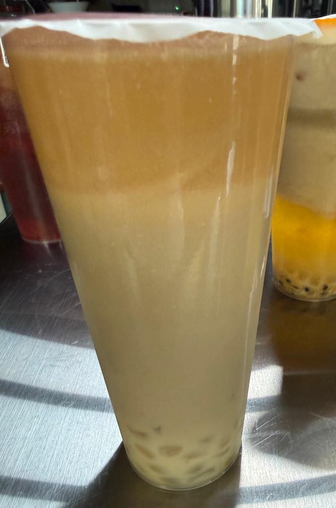 Passion Fruit Milk Tea (Regular, Regular, Regular, No Topping, No Topping)