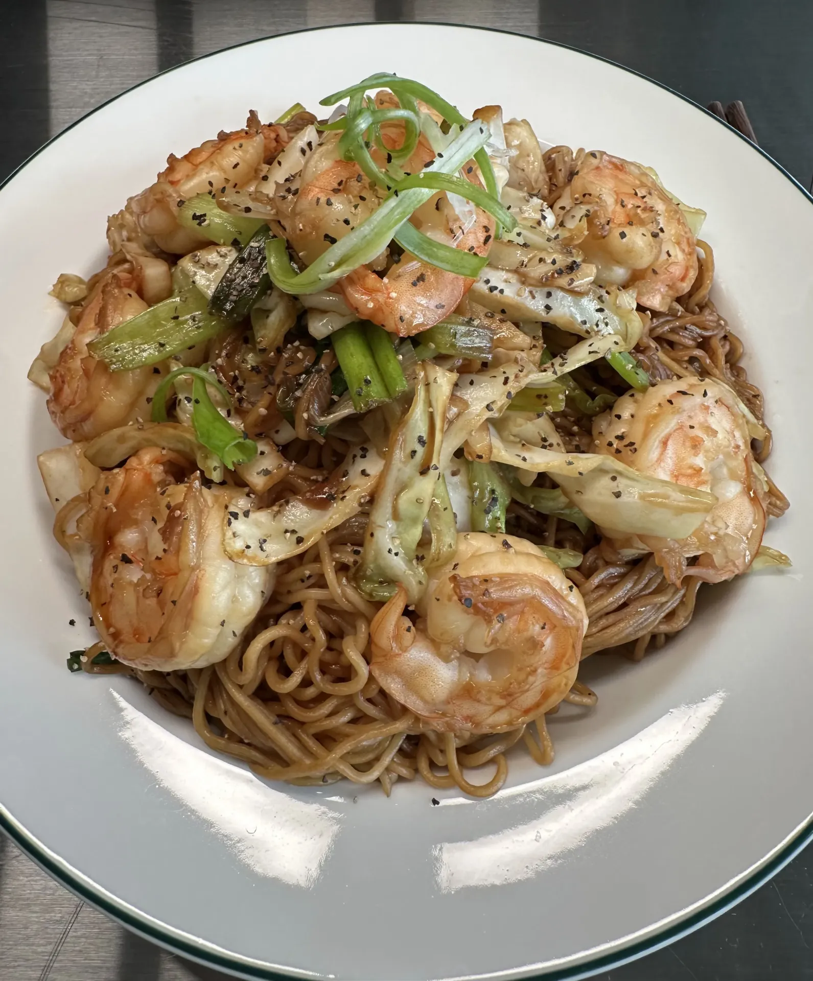 🥢Shrimp Chow Mein