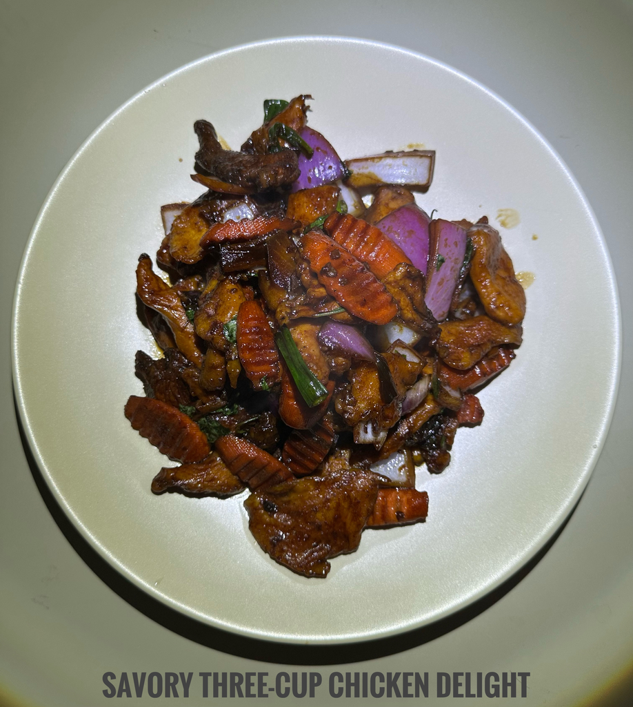 [SM-005] 🍽️Savory Three-Cup Chicken Delight