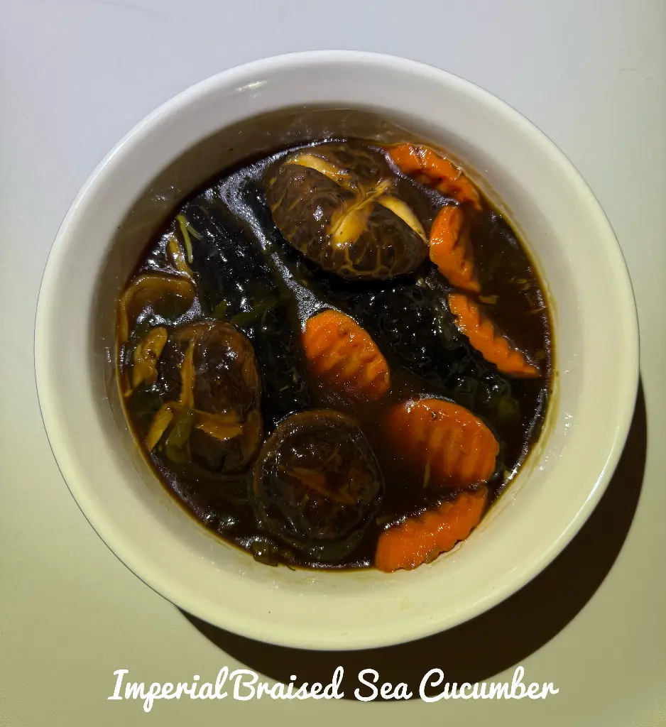 [CS-002] 🍲 Imperial Braised Sea Cucumber with Shitake and Golden Carrots